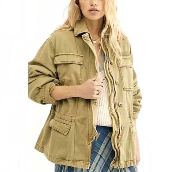 Free People Field Utility Barn Jacket - Picture 1 of 13